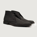 Corry Chukka 经典黑 Nubuck 真皮工装靴马丁靴 男士