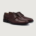 Dirk Brogues Derby 栗褐色 真皮皮鞋 男士