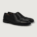 Greyson Brogues Oxford 经典黑 真皮皮鞋 男士