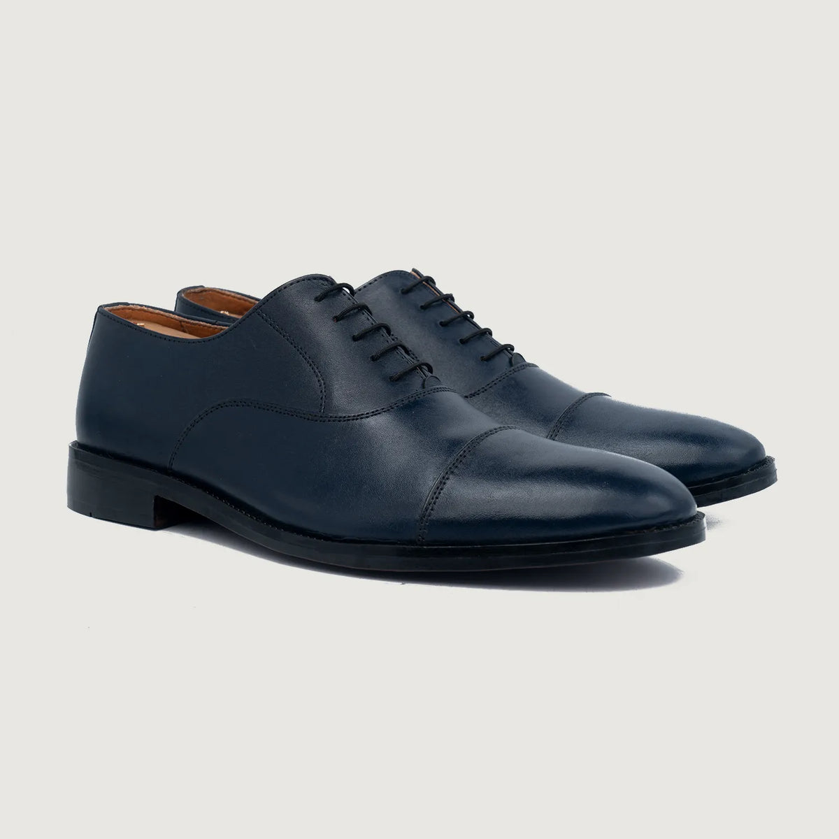 Professor Oxford Midnight 深海蓝 真皮皮鞋 男士 For Men in Midnight Blue Full-Grain Leather - 侧面轮廓视角 | 官方商城选购