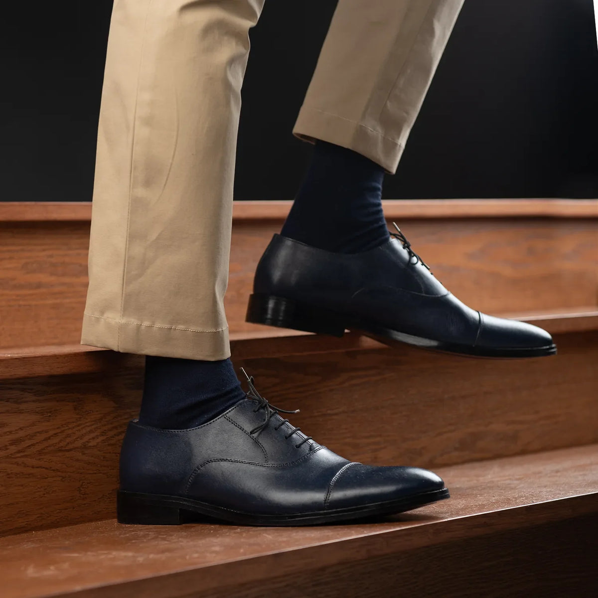 Orlaven Professor Oxford Midnight 深海蓝 真皮皮鞋 男士 footwear image 9