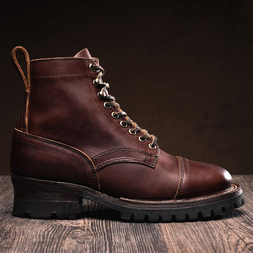 Challenger Whiskey Leather Boots 男士