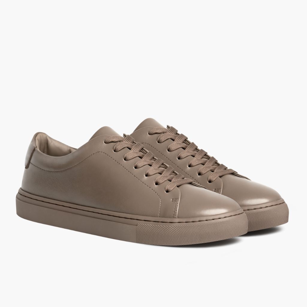 Encore Forest Leather Sneakers in Classic Full-Grain Leather - 侧面轮廓视角 | 官方商城选购