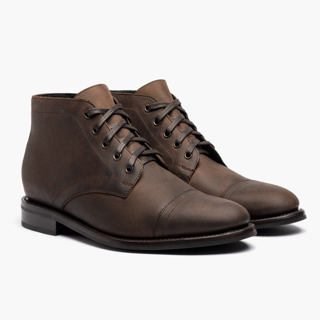 Cadet Tobacco 真皮工装靴马丁靴 男士 in Classic Full-Grain Leather - 侧面轮廓视角 | 官方商城选购