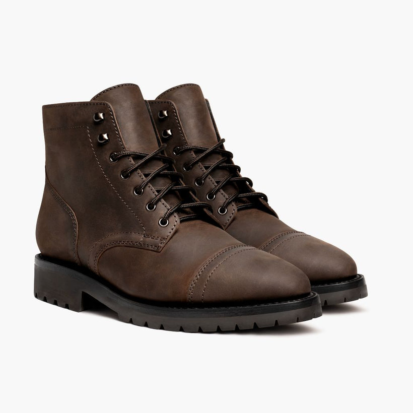 Captain StormKing® Tobacco Leather Boots 男士