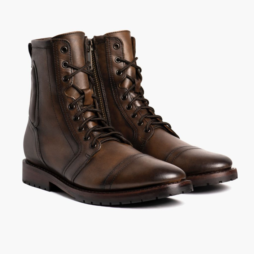 Casa Moto Anejo Leather Boots 男士