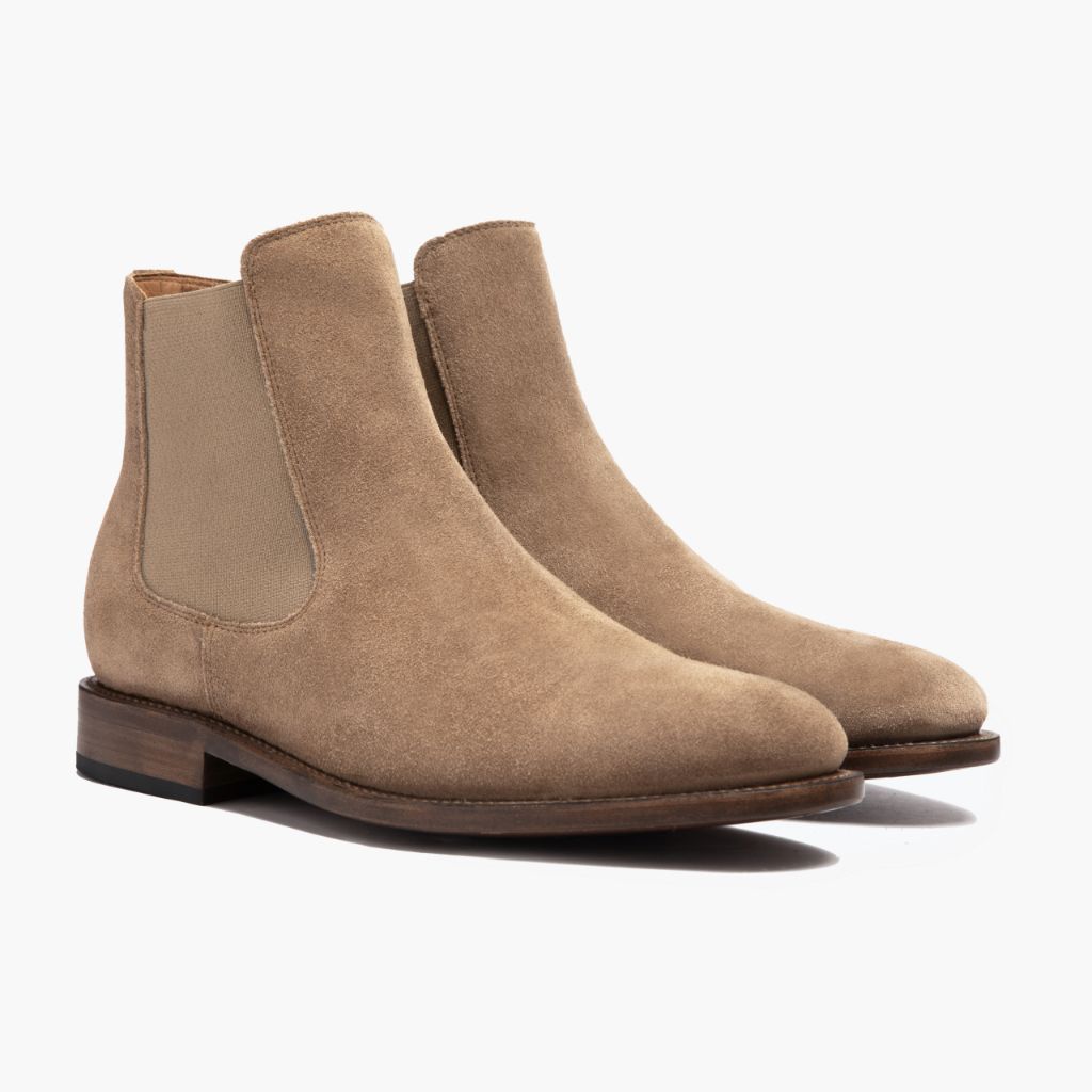 Cavalier Sandstone 真皮工装靴马丁靴 男士 in Classic Full-Grain Leather - 侧面轮廓视角 | 官方商城选购