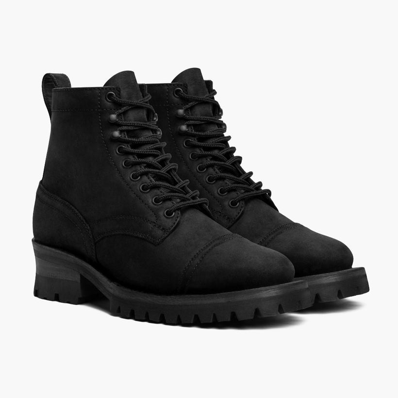 Challenger 黑色 Matte Leather Boots 男士