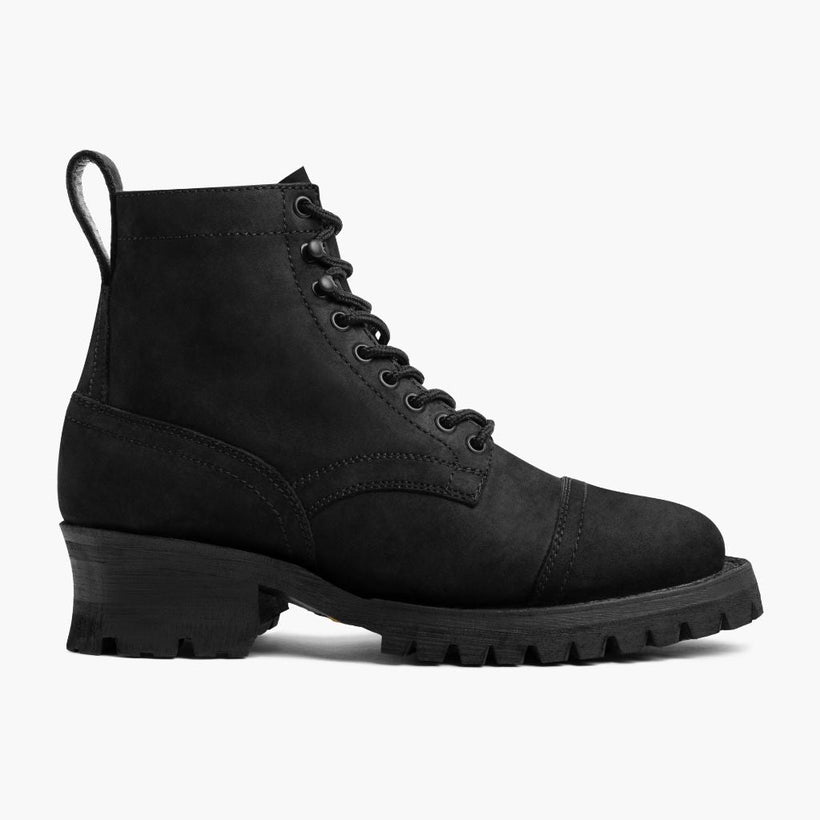 Challenger 黑色 Matte Leather Boots 男士