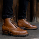Styled On-Foot Perspective Demonstrating Ankle Fit & Silhouette on Model
