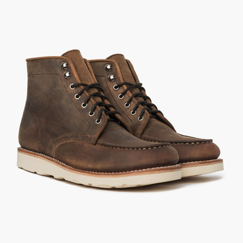 Diplomat Burnt Copper Leather Boots 男士