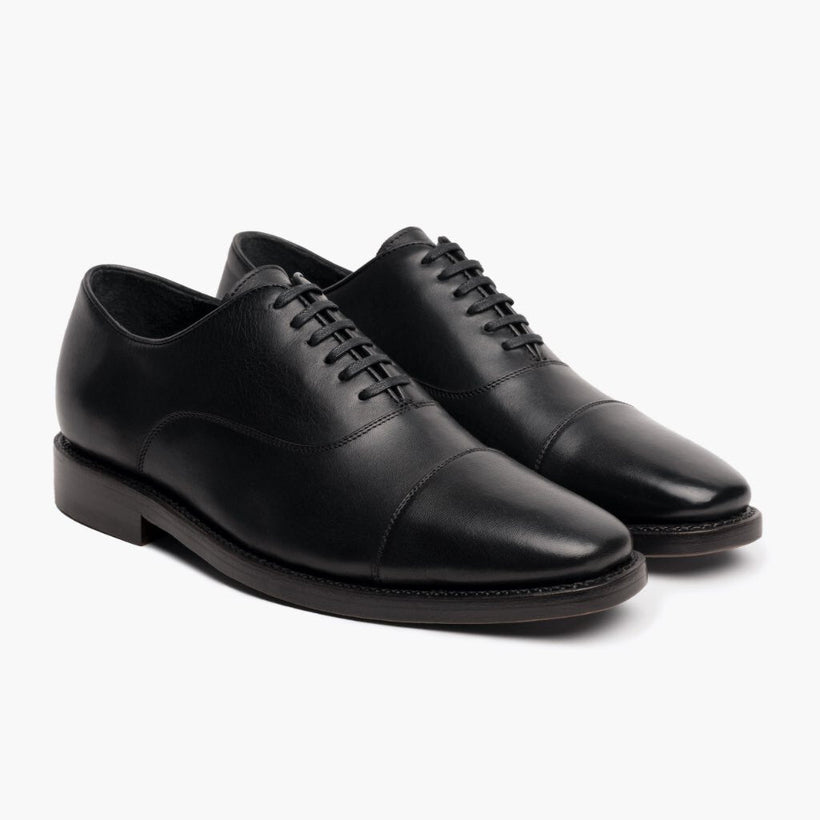 Executive 黑色 Leather Sneakers 男士