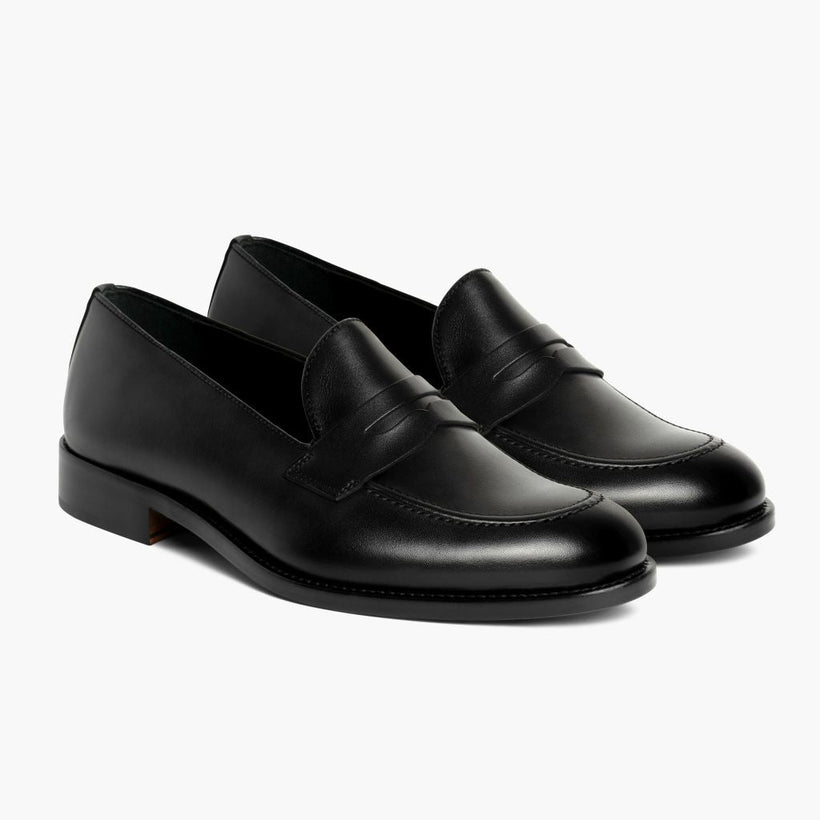 Lincoln 黑色 Leather Sneakers 男士