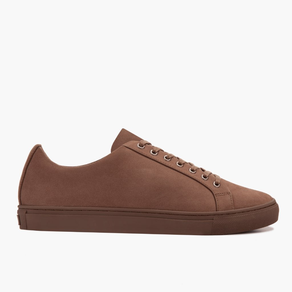 Classic Full-Grain leather Sneakers - 固特异沿条缝制工艺与鞋头细节