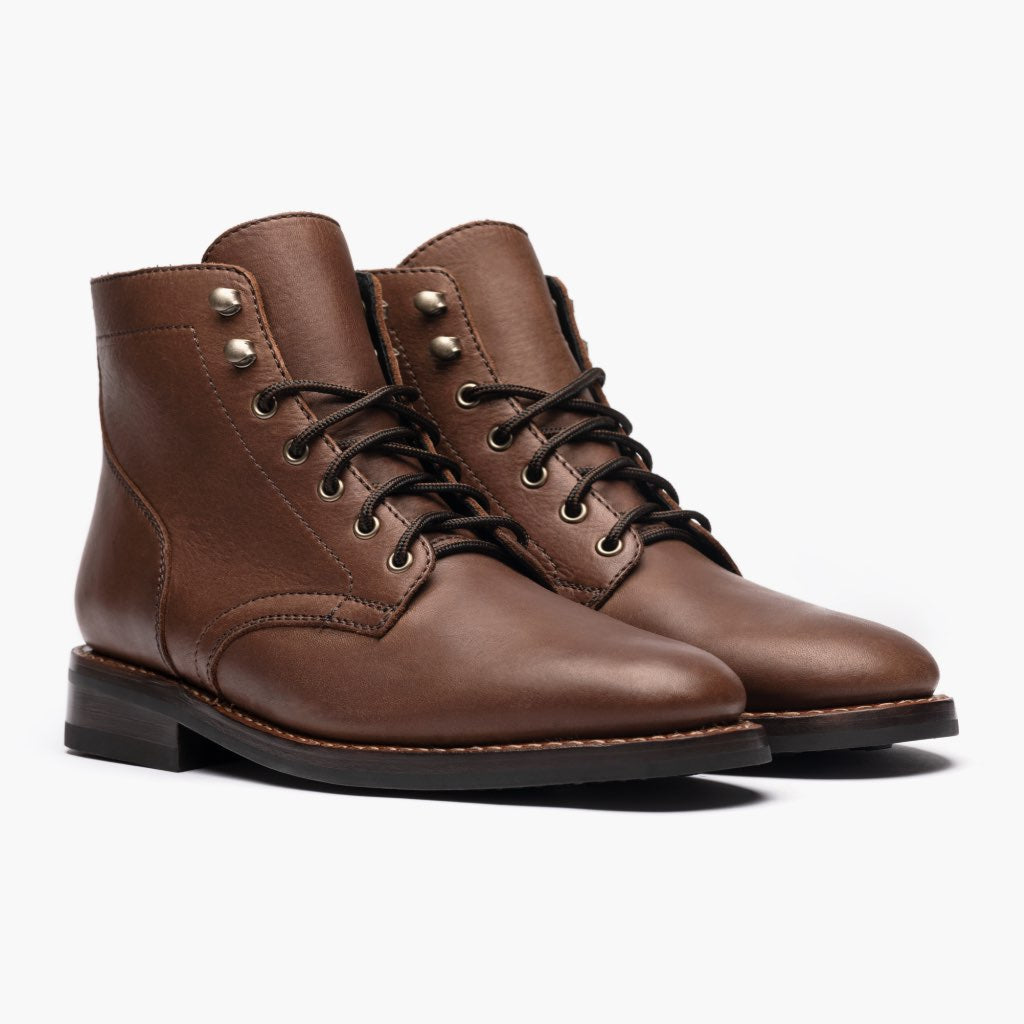 President Whiskey 真皮工装靴马丁靴 男士 For Men in Classic Full-Grain Leather - 侧面轮廓视角 | 官方商城选购