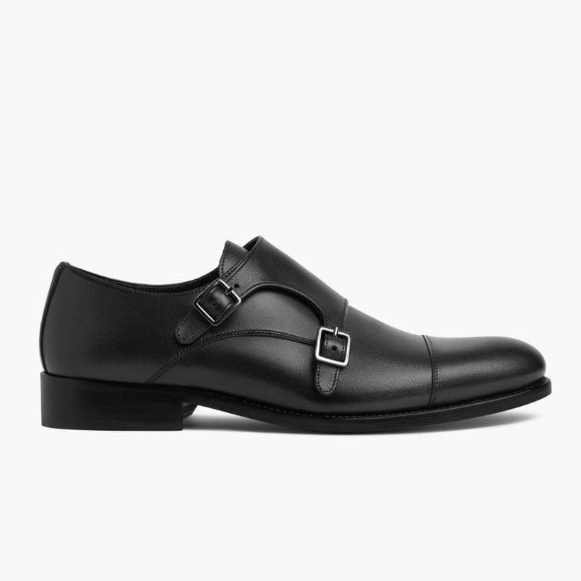 Saint 黑色 Leather Loafers 男士
