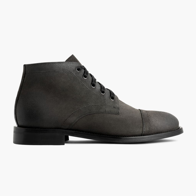 Cadet Shadow Grey Leather Boots 男士