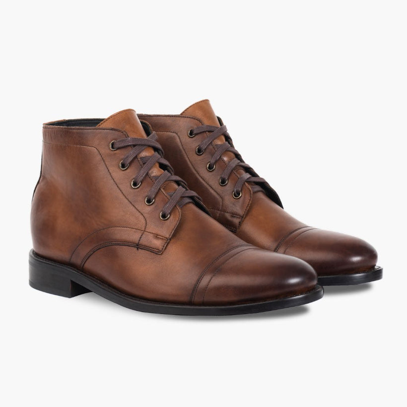 Cadet Walnut Leather Boots 男士