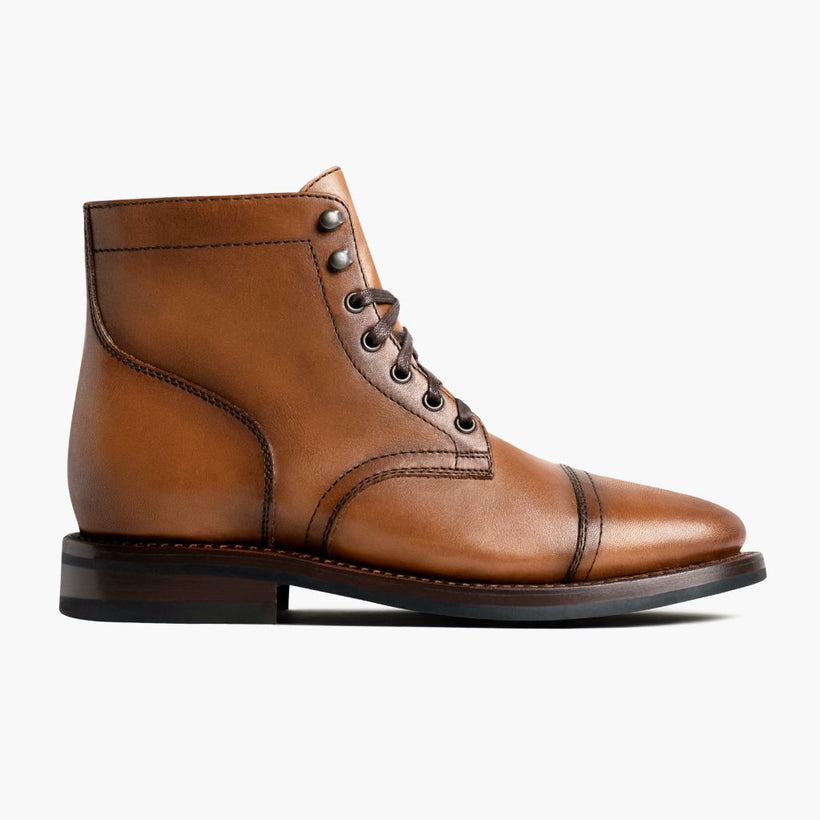 Captain Toffee Leather Boots 男士