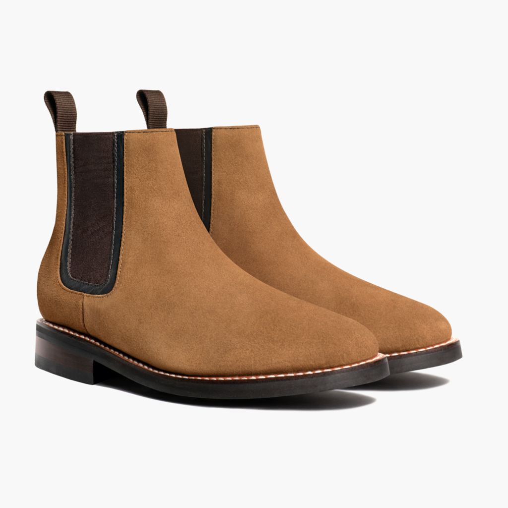 Duke Honey Suede 真皮工装靴马丁靴 男士 in Classic Goatskin Suede - 侧面轮廓视角 | 官方商城选购
