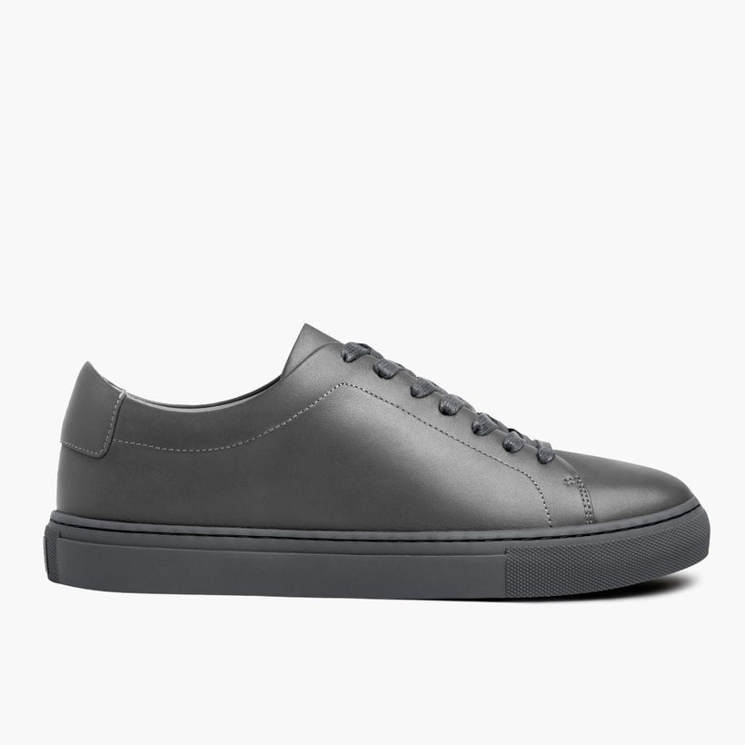 Encore Steel Grey Leather Sneakers 男士
