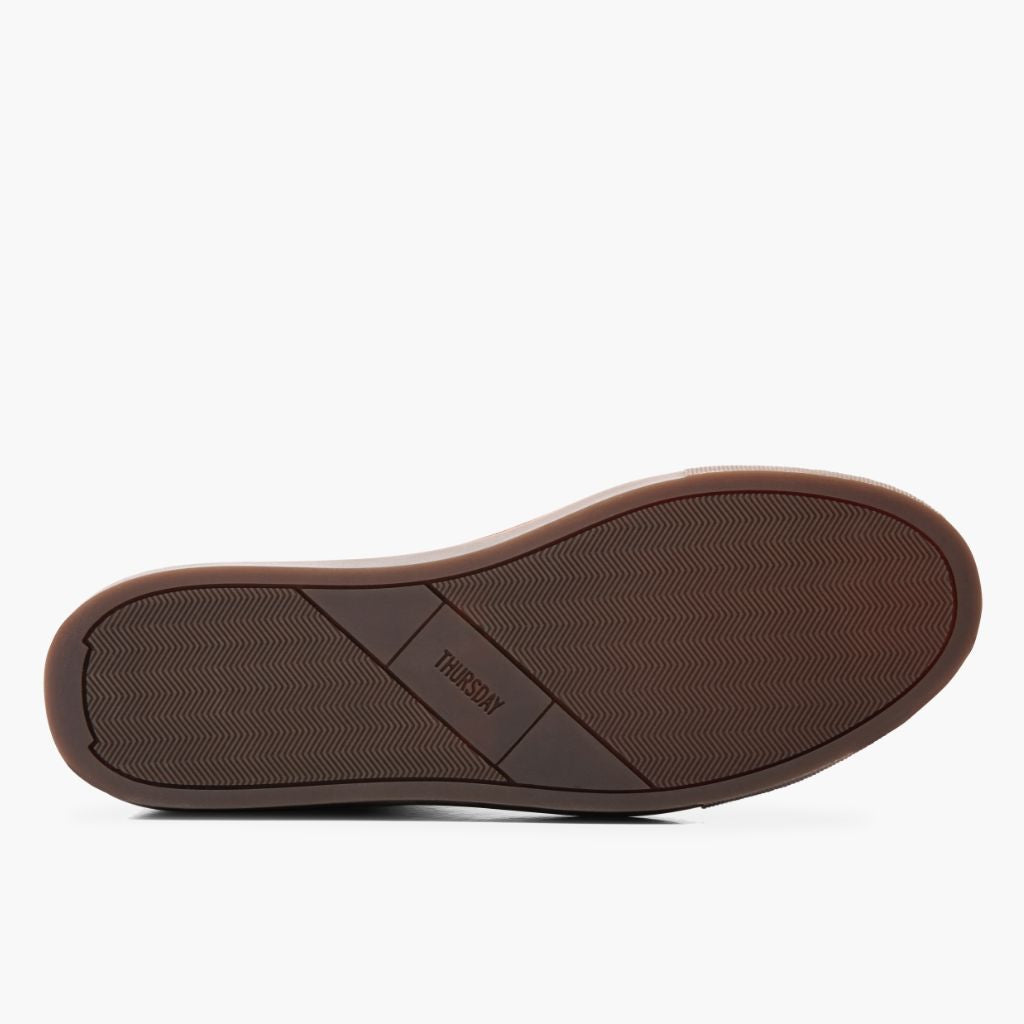 High-Traction Rubber Outsole & Lug Tread Pattern on Premier Low Top Natural 真皮休闲板鞋运动鞋 男士 For Men