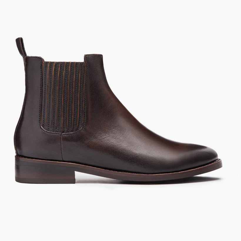 Dreamer 黑色 Coffee Leather Boots 女士
