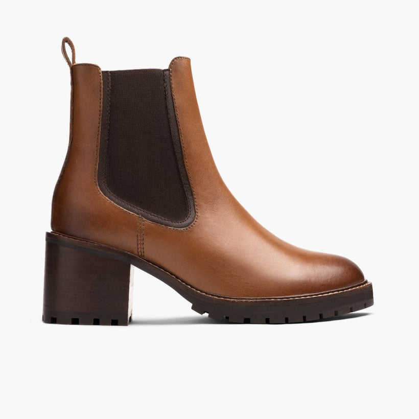 Knockout Toffee Leather Boots 女士