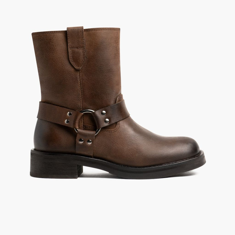Outlaw Light Tobacco Leather Boots 女士