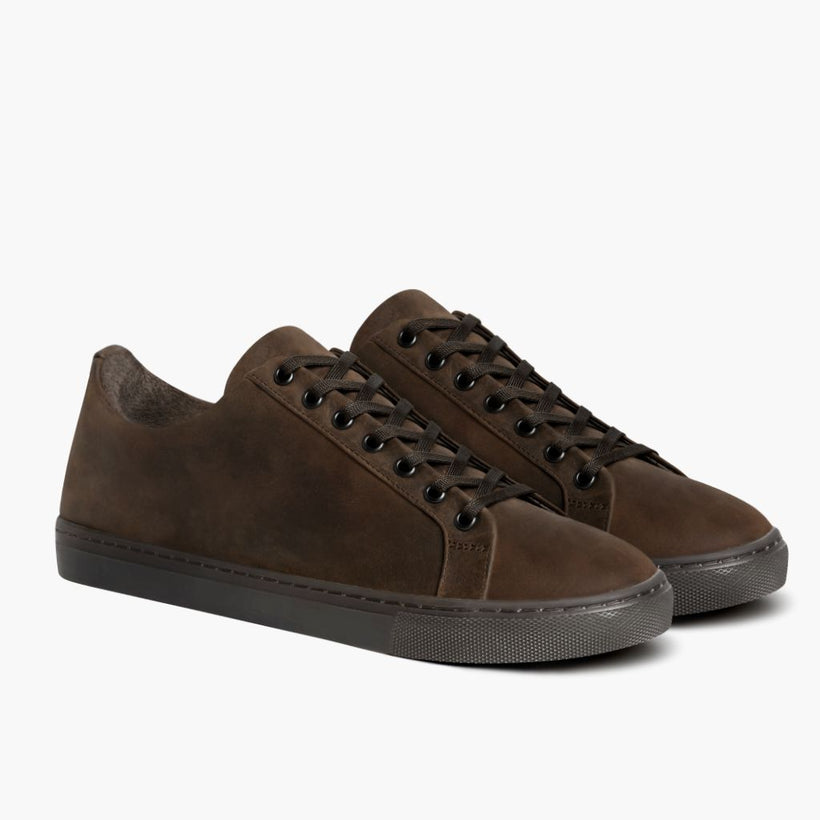 Premier Low Top Tobacco Leather Sneakers 女士