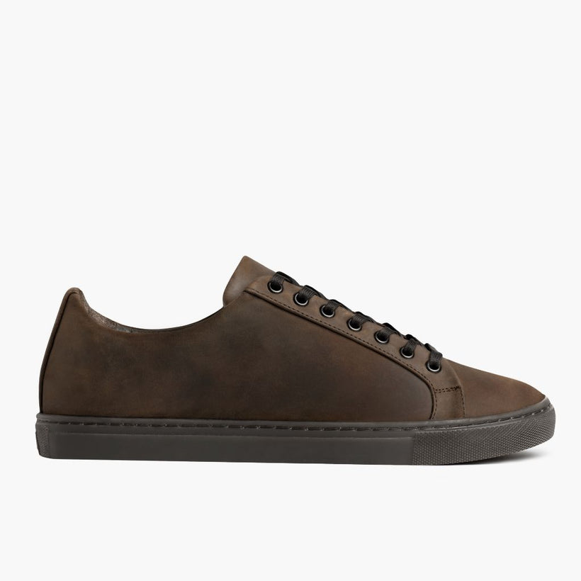 Premier Low Top Tobacco Leather Sneakers 女士