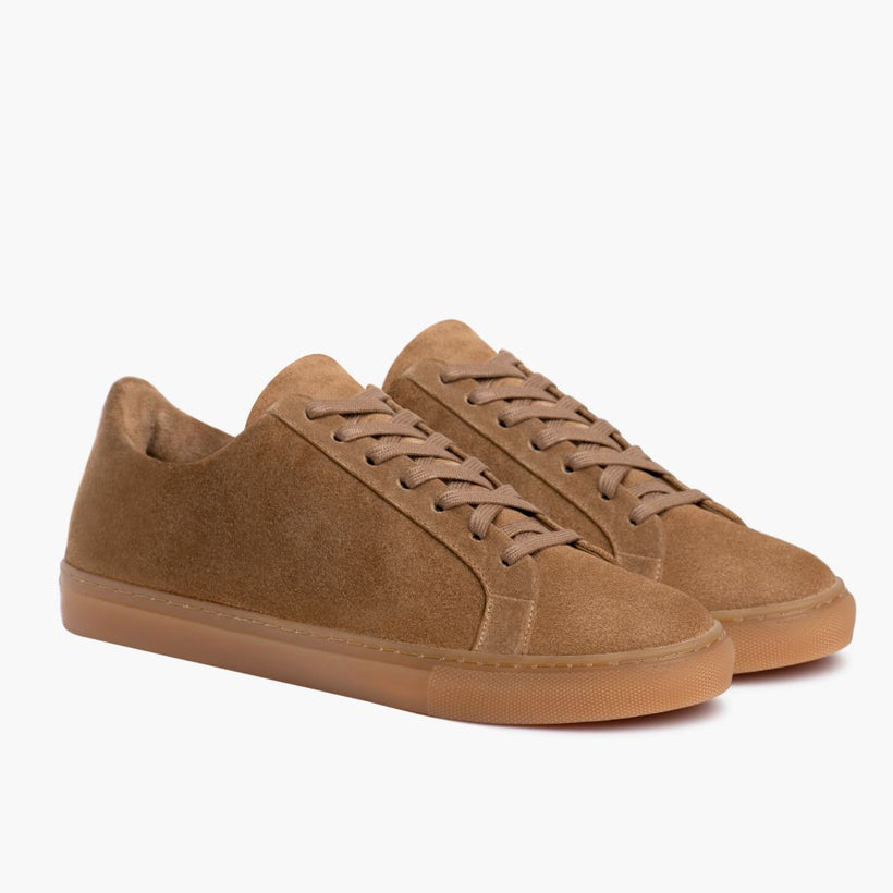 Premier Low Top Camel Leather Sneakers 女士