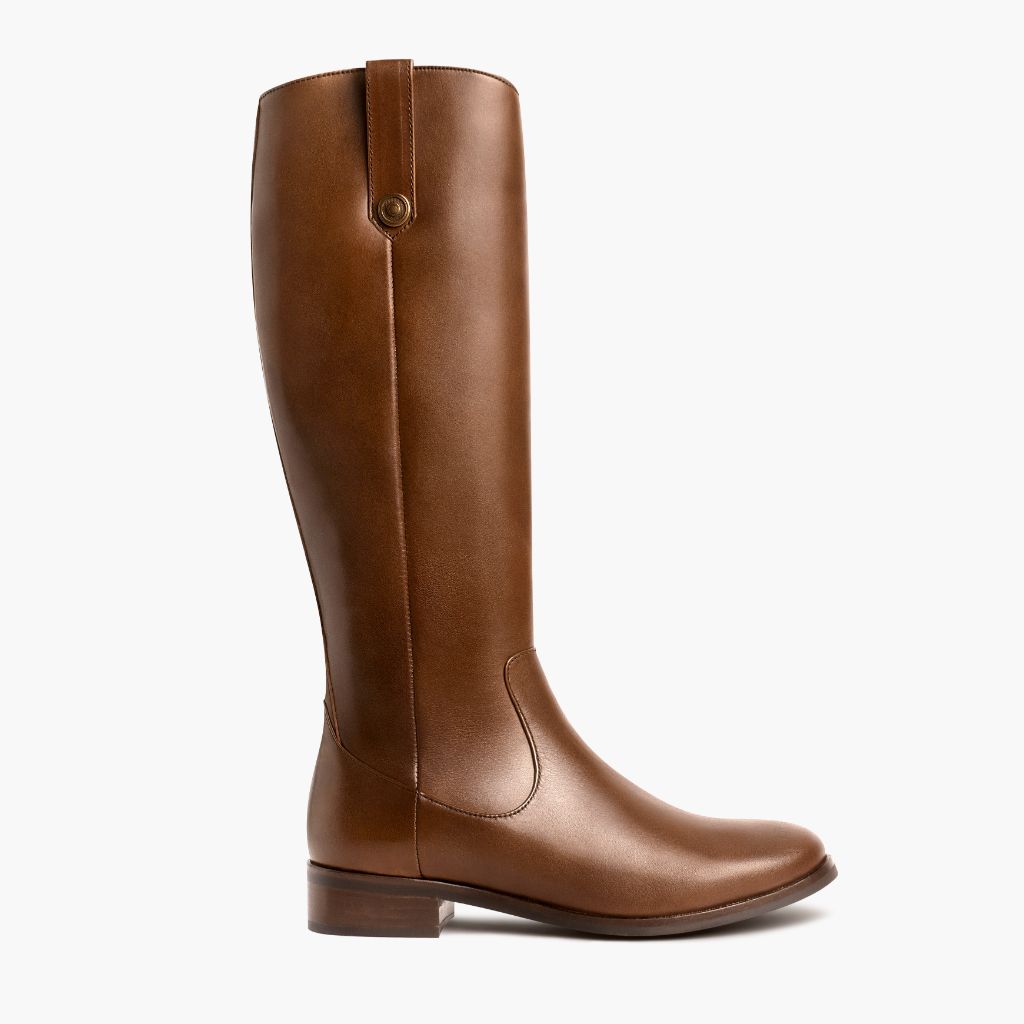 Crown Cuero 真皮工装靴马丁靴 女士 in Classic Full-Grain Leather - 侧面轮廓视角 | 官方商城选购