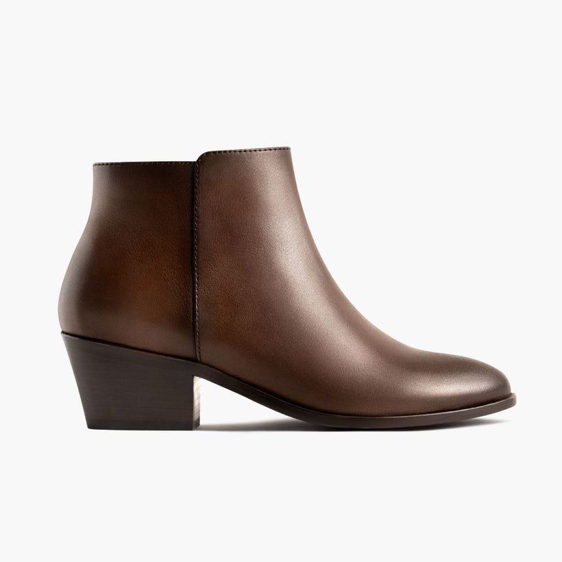 Downtown Amaretto Leather Boots 女士