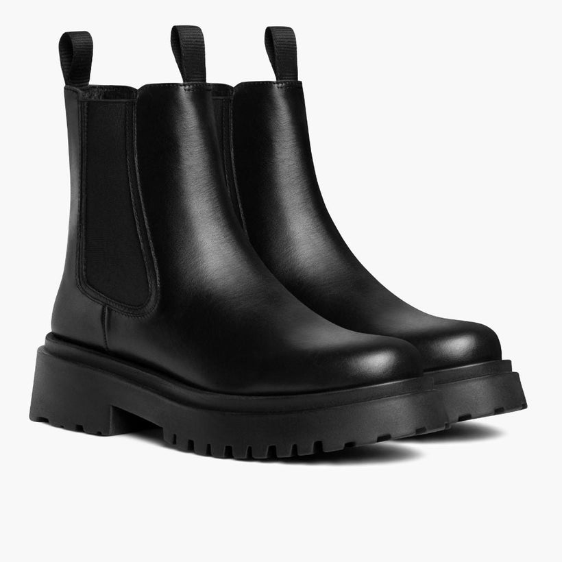 Legend Platform 黑色 Leather Boots 女士