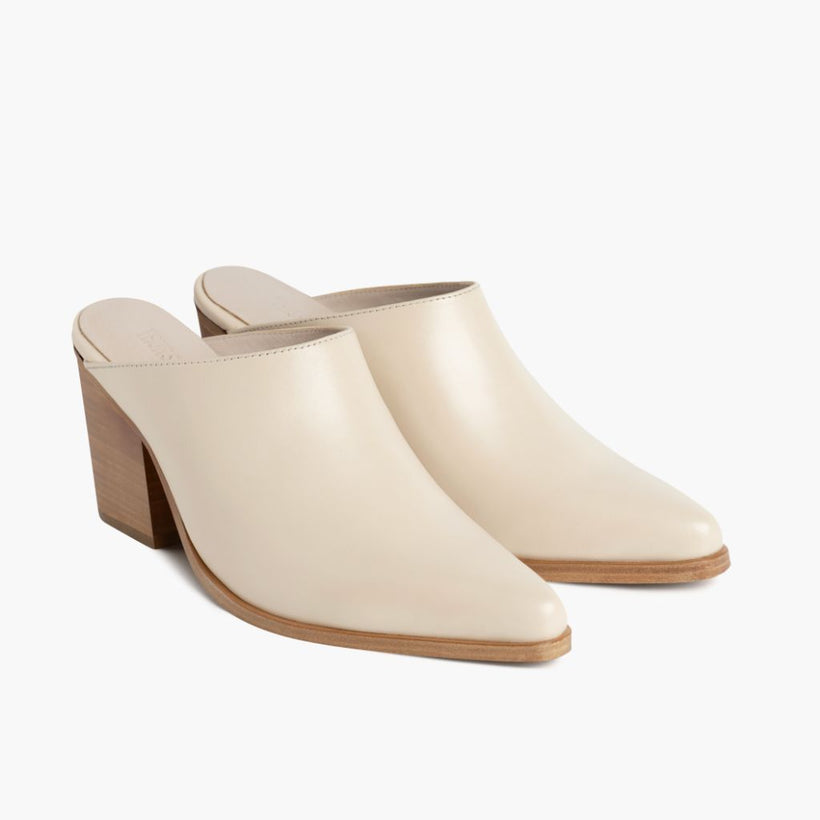 Summer Ivory Leather Boots 女士