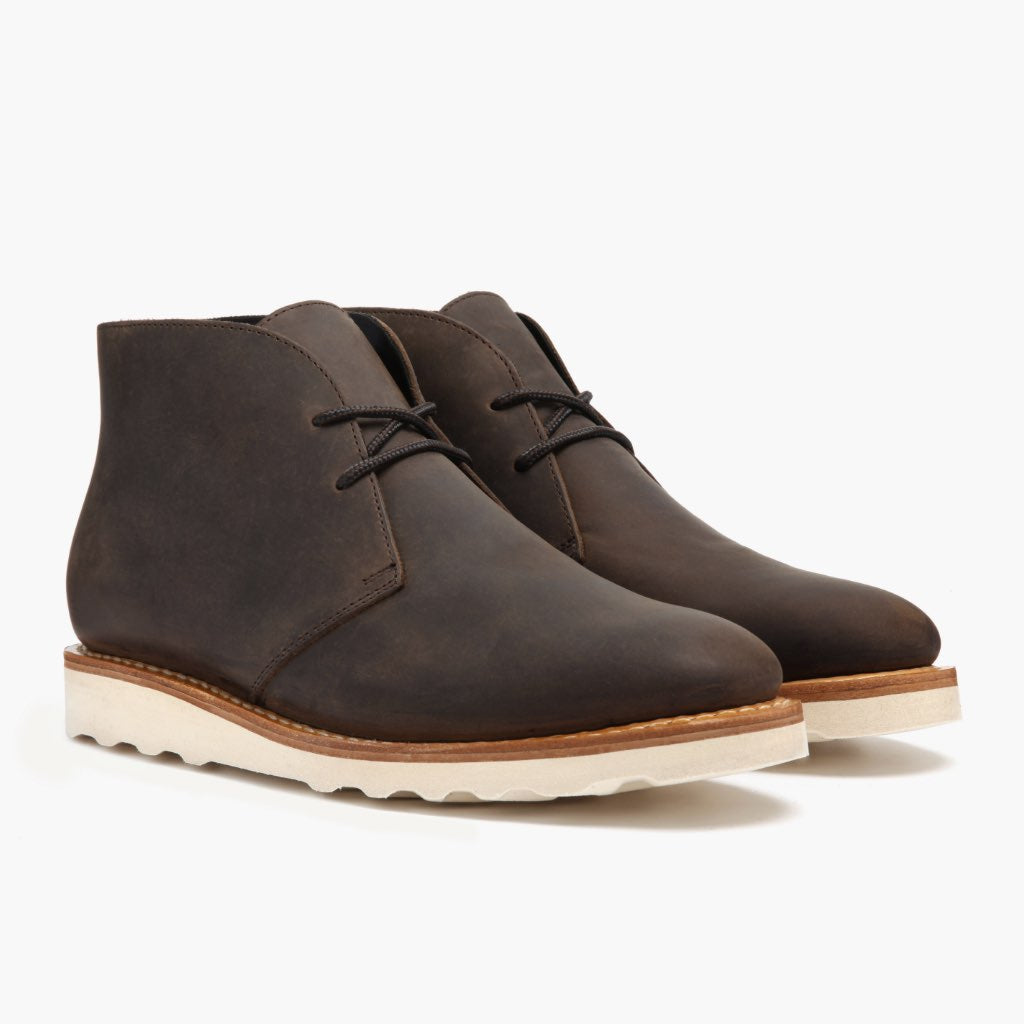 Scout Tobacco 真皮工装靴马丁靴 男士 For Men in Classic Full-Grain Leather - 侧面轮廓视角 | 官方商城选购