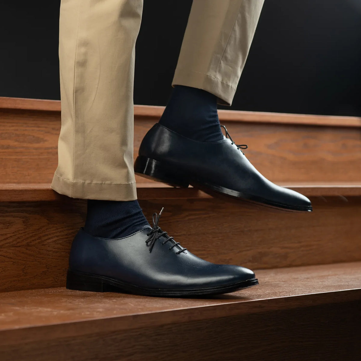 Orlaven Director Wholecut Midnight 深海蓝 真皮皮鞋 男士 footwear image 10