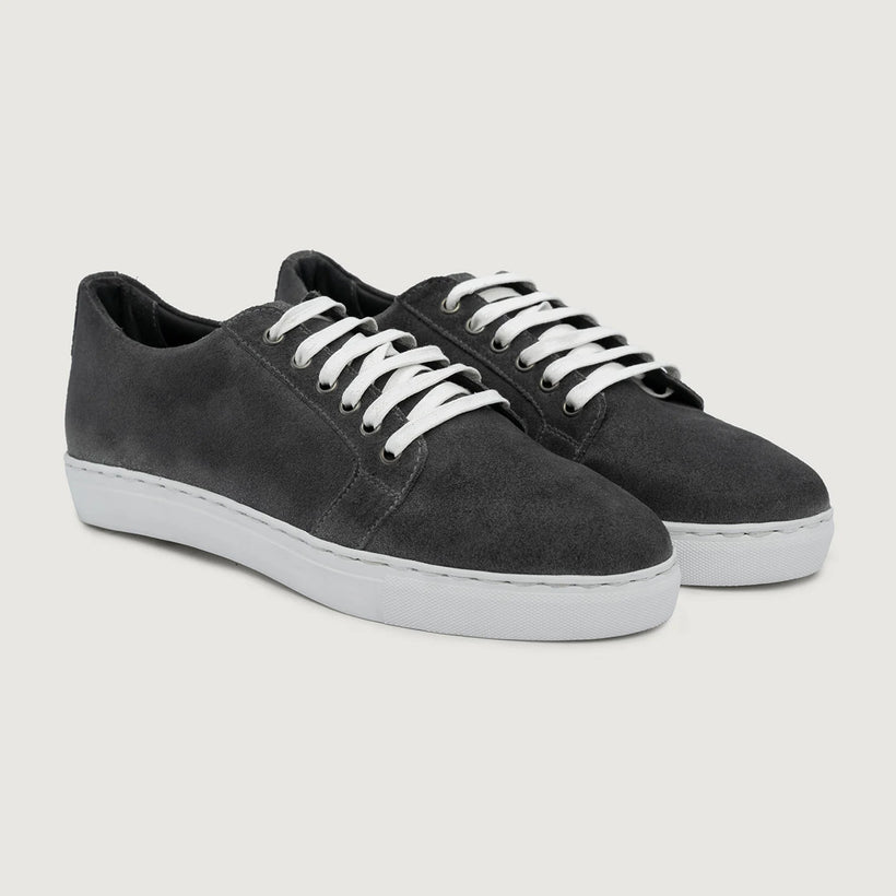 Murphy Low Top Grey Suede 真皮休闲板鞋运动鞋 男士