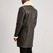 Charles 真皮大衣 棕色 Shearling 真皮大衣 男士 – alternate product view 5