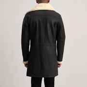 Charles 真皮大衣 棕色 Shearling 真皮大衣 男士 – alternate product view 5