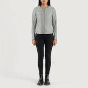 Elixir Collarless 真皮夹克 女士 – alternate product view 4