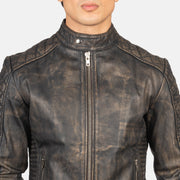 Fernando Quilted 真皮机车夹克 男士 – alternate product view 6