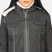 
Fiona Hooded 皮毛一体羊羔毛大衣 女士 – alternate product view 6