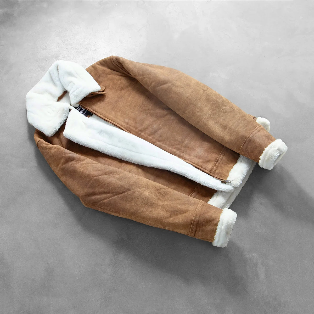 Francis B-3 黑色 真皮飞行员夹克 男士 – alternate product view 8