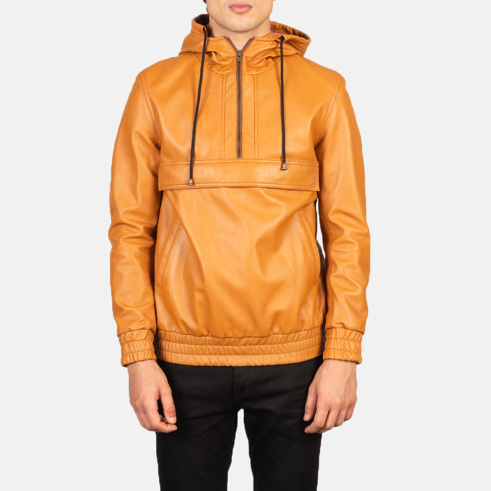 Kenton Hooded 真皮夹克 男士 – alternate product view 1