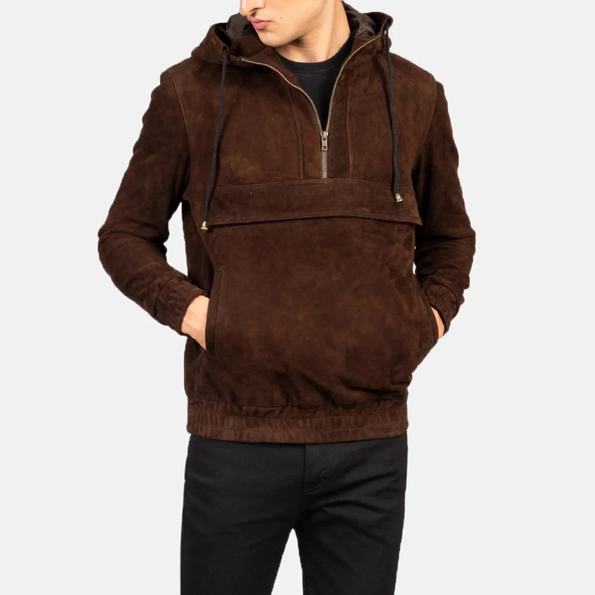 Kenton Hooded 真皮夹克 男士 – alternate product view 1