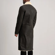 Authentic Sheepskin Snuffed with Snuffed Finish Grain Texture & Heavy-Duty Seam Stitching Detail