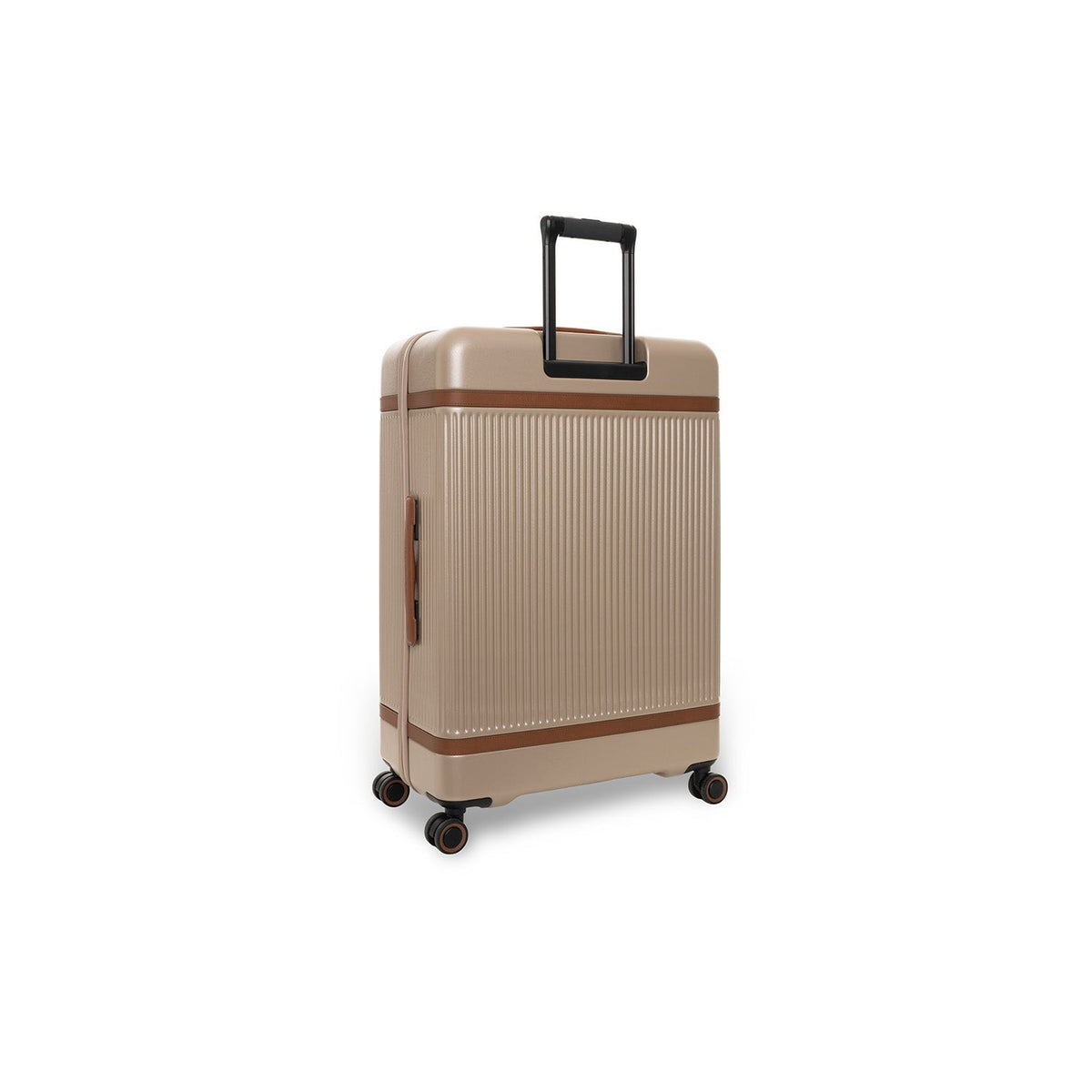 Tailored Rib Cuffs &amp; Hem Craftsmanship Construction Detail on Large Suitcase Zuna 女士