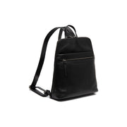 Linford Full-Grain Leather Backpack 女士 in Classic 100% Full-Grain Leather - Full Exterior Front Profile View | Buy Online